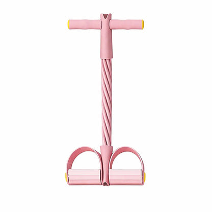 Upgraded 6-Tube Pedal Resistance Band: Versatile Sit-Up and Pull Rope for Home Fitness and Daily Workouts