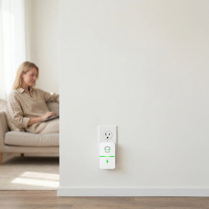 Updated 2026 Plug-In Power Box with US Plug, Compatible with 90–250V Input Range Multi-Plug Outlet