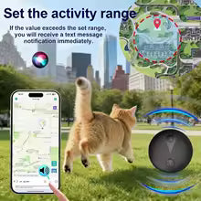 Rastreador GPS Inteligente para Mascotas – Localizador en Tiempo Real Anti-Pérdida