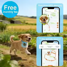 Rastreador GPS Inteligente para Mascotas – Localizador en Tiempo Real Anti-Pérdida