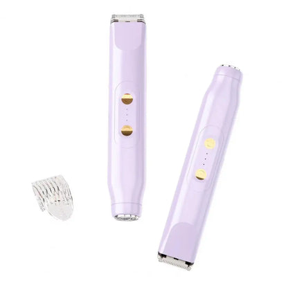 Women Electric Shaver Double Heads Waterproof Portable Face Body Bikini Area Arm Leg Hair Removal Epilator Razor Trimmer