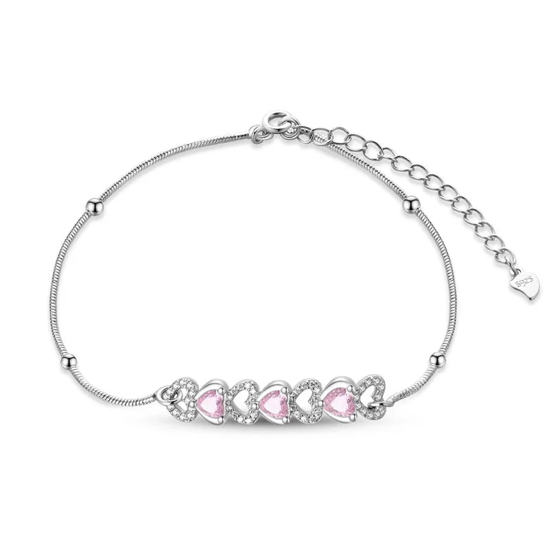 100% Fine 925 Sterling Silver Making Snake Rose Gold Chain Match Beads Bracelet Fit European Authentic Charm Bracelet for Women