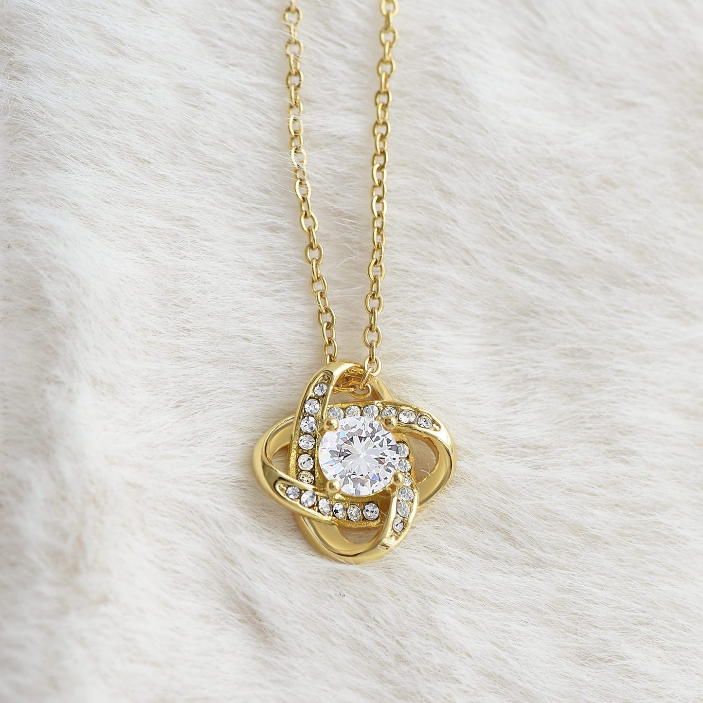 Collar Corazón con Zirconia | Oro Blanco y Oro Amarillo